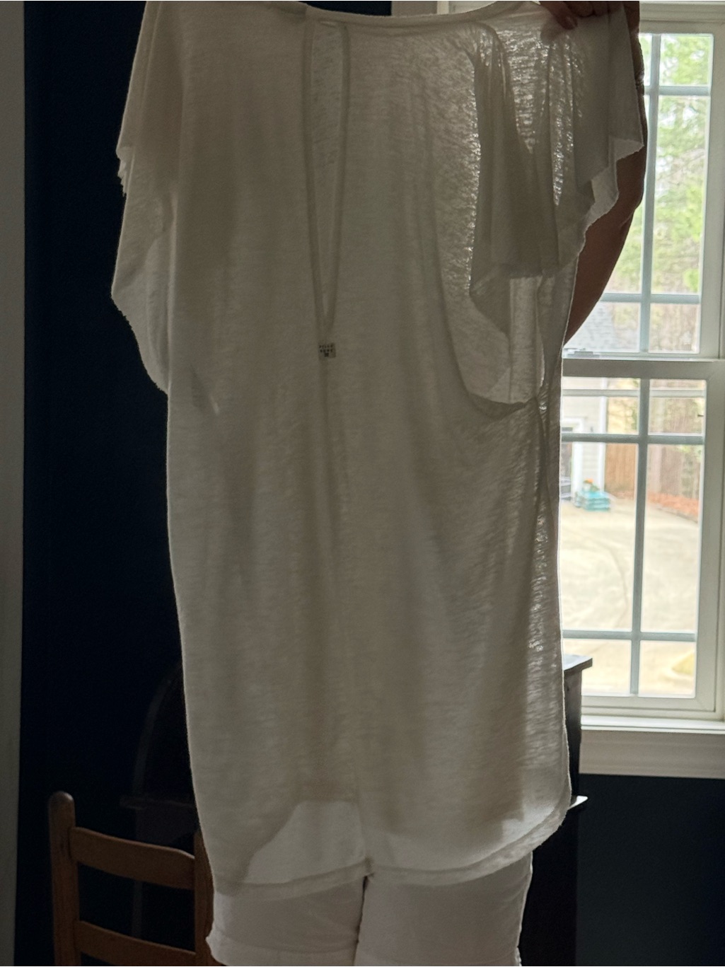 Billabong White Lightweight Swim Coverup Tunic